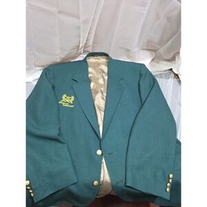 Masters Green Snap-On Industrial Presidents Club Blazer  50L Hardwick Vtg Rare